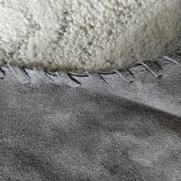 NWT, Raj, Gray Suede Belt Bag - Picture 6 of 7